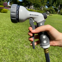 7-Pattern Front-Pull Lever Garden Watering Spray Hose Nozzle